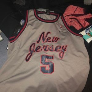 Retro Jason Kidd New Jersey Nets Jersey